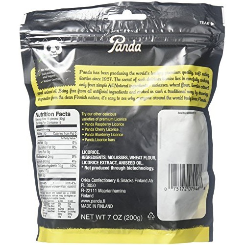 Panda Natural Licorice Chews 7Oz Pack Of 4