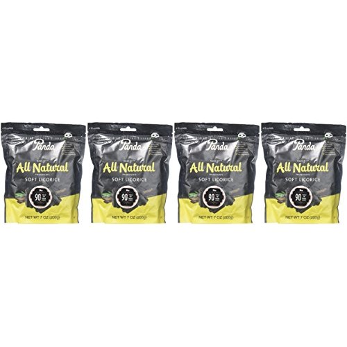 Panda Natural Licorice Chews 7Oz Pack Of 4