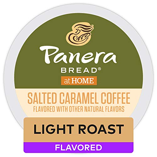 Panera Salted Caramel, Single-Serve Coffee K-Cup Pods, Flavored