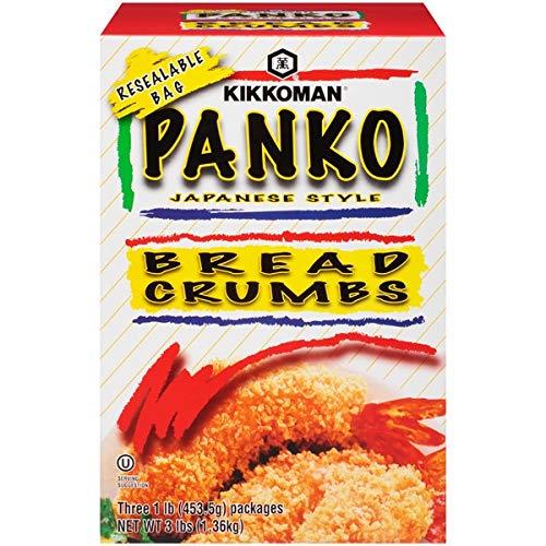 Kikkoman Panko Bread Crumbs Japanese Stype 3 - 1 Pound Boxes