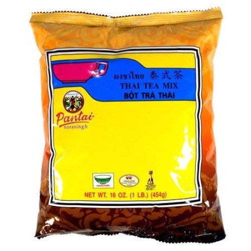Thai Iced Tea Mix, Traditional Restaurant Style, 16 Oz. Pack Of 4