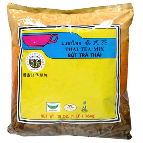 Pantainorasingh Thai Tea Mix, 16-Ounce Bag Pack Of 5