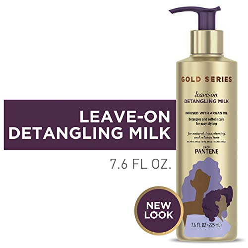 Pantene, Detangling Milk Hair Treatment, Sulfate Free, Pro-V Gol