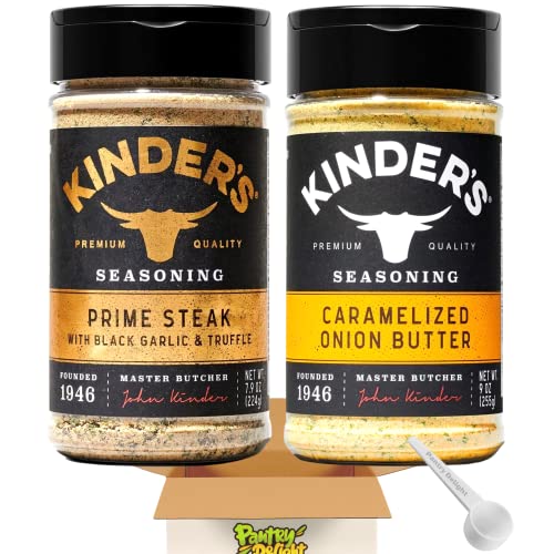 Kinders Seasoning Set - Prime Steak and Caramelized Onion Butter...