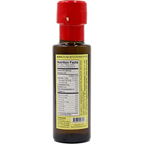 Papa Vince Chili Flavored Olive Oil Extra Virgin First Cold Pres