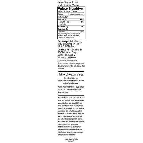 Papa Vince Olive Oil Gourmet Gift High Polyphenol Premium Harves