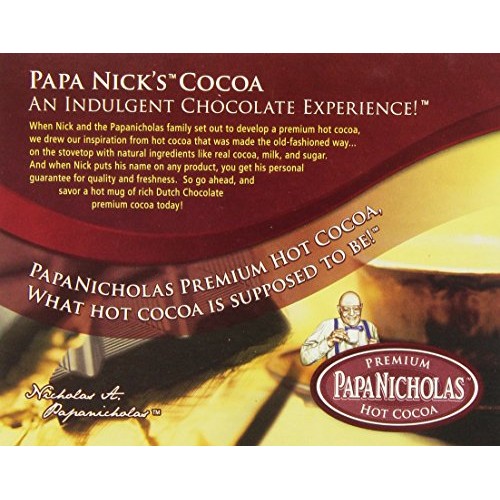 Papanicholas Coffee Dutch Chocolate Hot Cocoa, 8 Count Pack Of 12