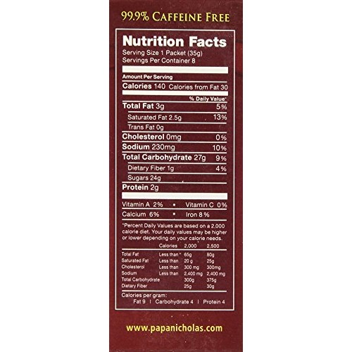 Papanicholas Coffee Dutch Chocolate Hot Cocoa, 8 Count Pack Of 12