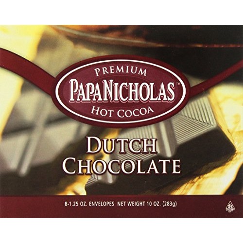 Papanicholas Coffee Dutch Chocolate Hot Cocoa, 8 Count Pack Of 12