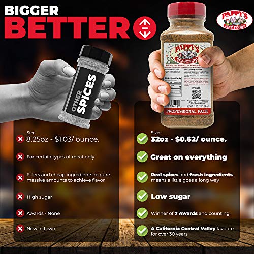 Pappys Choice Seasonings - Original. Perfect For Bbq And Smoked