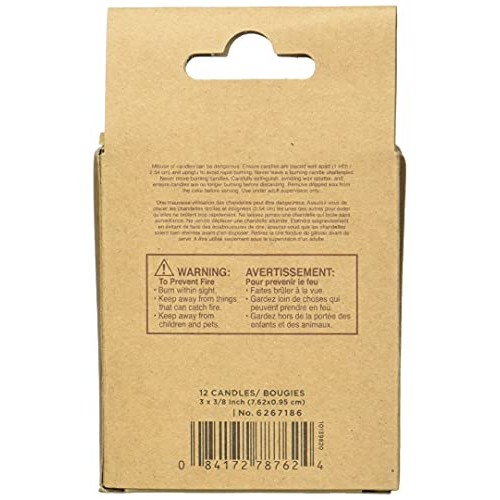 Papyrus Birthday Candles, Pastel 12-Count, Multicolor 6267199