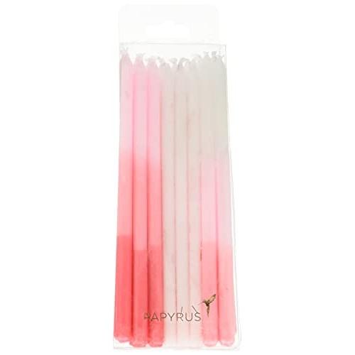 Papyrus Birthday Candles, Pink Ombre 24-Count