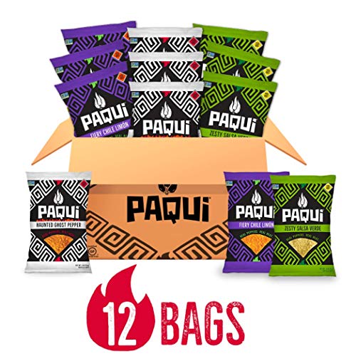 Paqui Spicy Hot Tortilla Chips Variety Pack, 12Pk Box Of 2.0Oz S