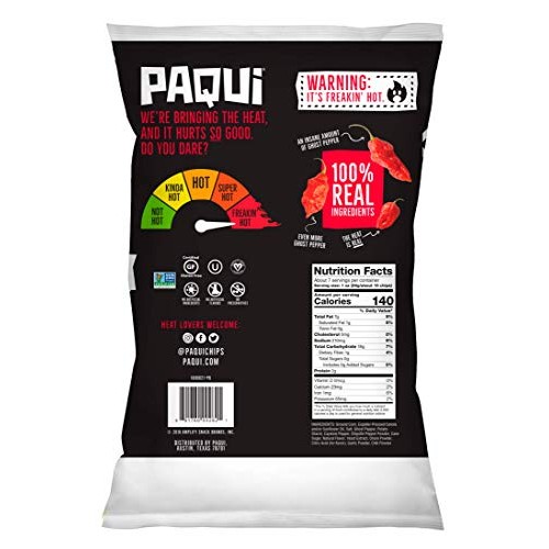 Paqui Haunted Ghost Pepper Chips, 7 Oz
