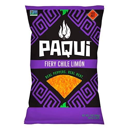 Paqui Spicy Hot Tortilla Chips, Gluten Free Snacks, Chili Lemon,