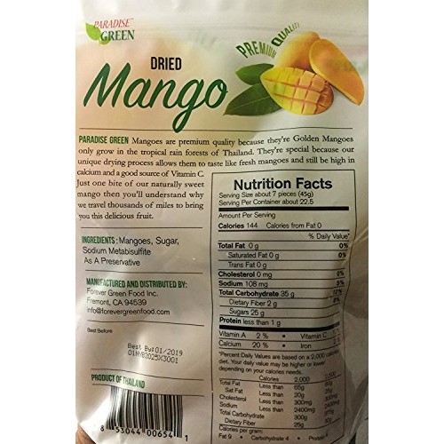 Paradise Green Mango Premium Quality Wt. 35.2 Oz