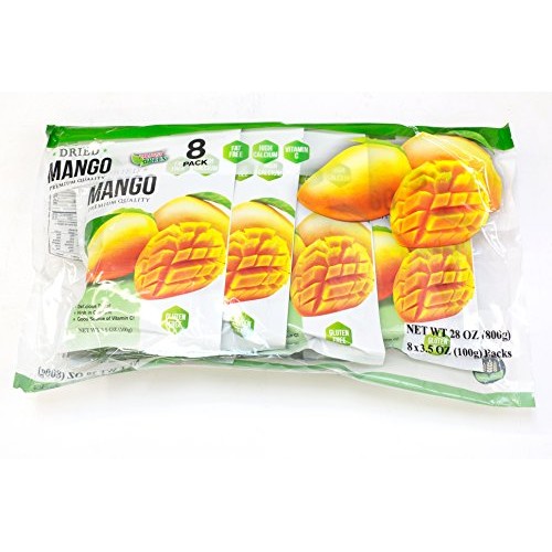 Paradise Green - Dried Mango 28Oz - Sweet Dehydrated Thai Mangoe