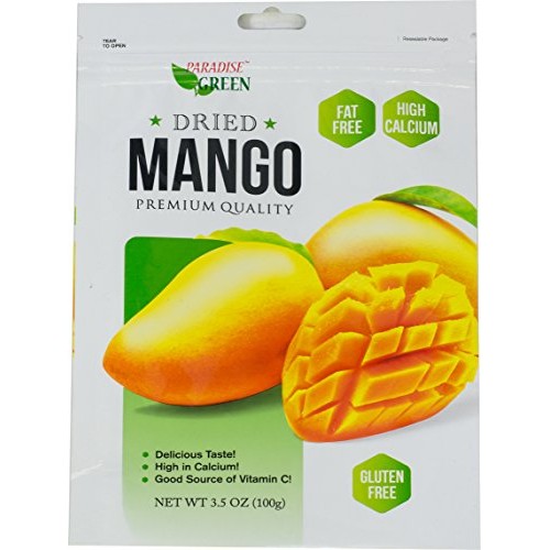 Paradise Green - Dried Mango 28Oz - Sweet Dehydrated Thai Mangoe