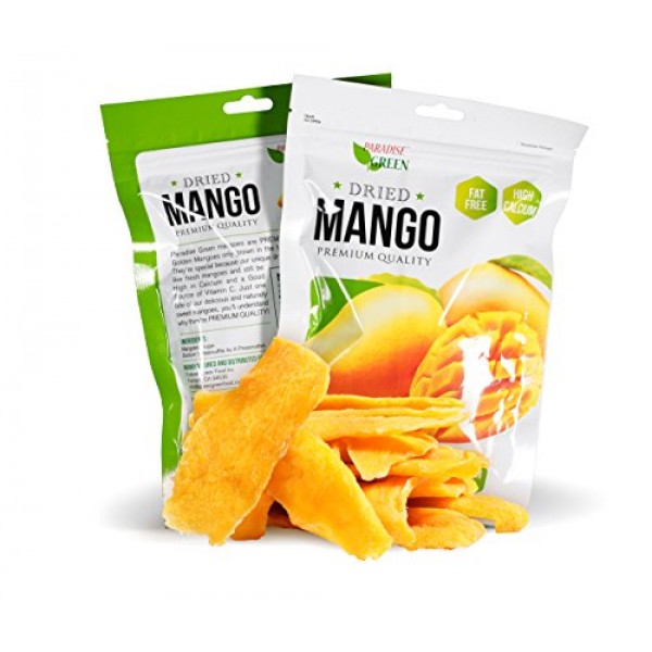 Paradise Green - Dried Mango 28oz - Sweet Dehydrated Thai Mangoe...