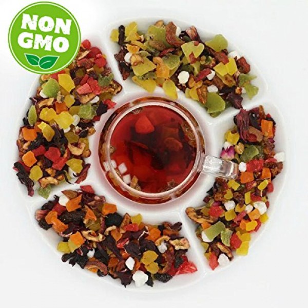 ☕ Fruit Tea Pleasure. ☕ Non GMO, Organic, 100% Natural Chinese t...