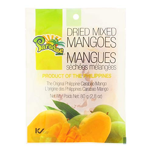 Paradise Dried Mixed Mangoes, The Original Philippine Carabao Ma