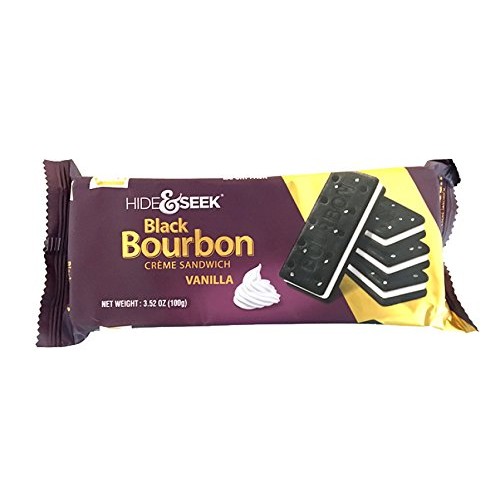 Parle Hide & Seek Black Bourbon Vanilla Creme Sandwich Value Pac...