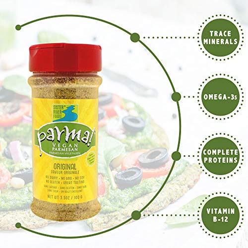 Parma! Vegan Parmesan - Original, Dairy-Free, Soy-Free And Glute