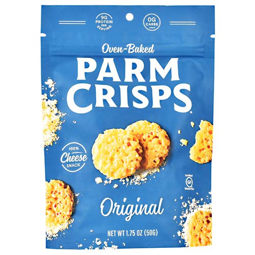 Parmcrisps, 100% Cheese Crisps, Keto Friendly, Gluten Free, 1.75