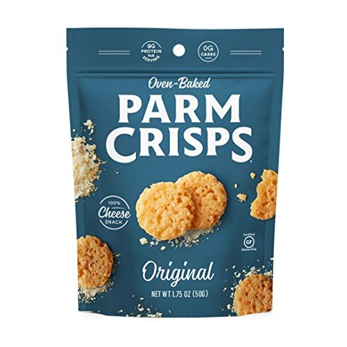 Parmcrisps 100% Cheese Crisps, Keto Friendly, Gluten Free Origi