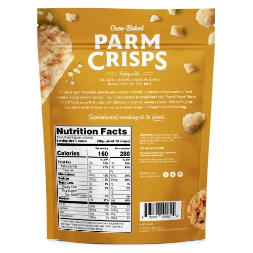 Parmcrisps - Everything Cheese Parm Crisps, Made Simply With 100