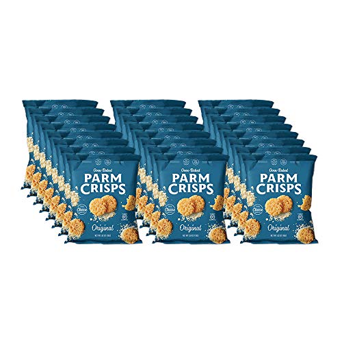Parmcrisps Original, 0.63 Ounce Pack Of 24, Keto Snacks, 100%