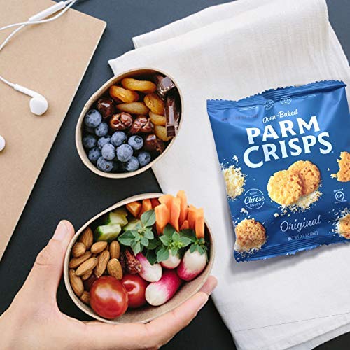 Parmcrisps Original, 0.63 Ounce Pack Of 36, 100% Cheese Crisps