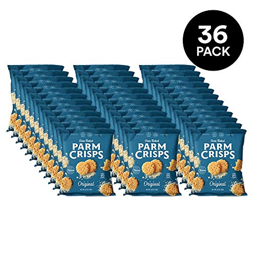 Parmcrisps Original, 0.63 Ounce Pack Of 36, 100% Cheese Crisps