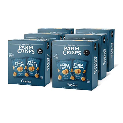 Parmcrisps Original, 0.63 Ounce Pack Of 36, 100% Cheese Crisps