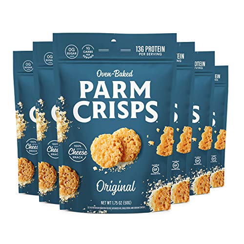 Parmcrisps Original, 1.75 Ounce Pack Of 6, Keto Snacks, 100% C