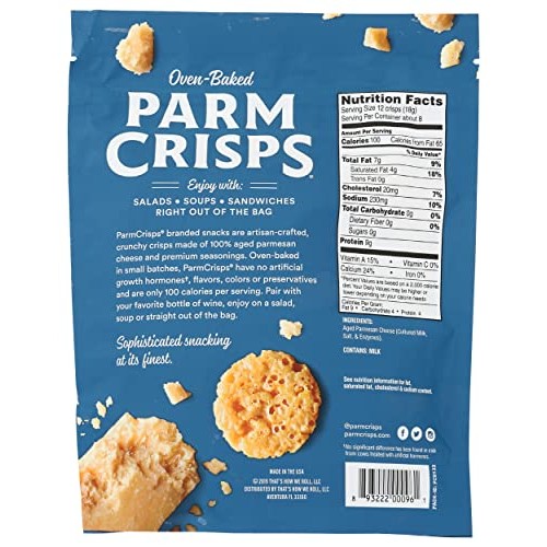 Parmcrisps Original Oven Baked Crisps, 5 Oz