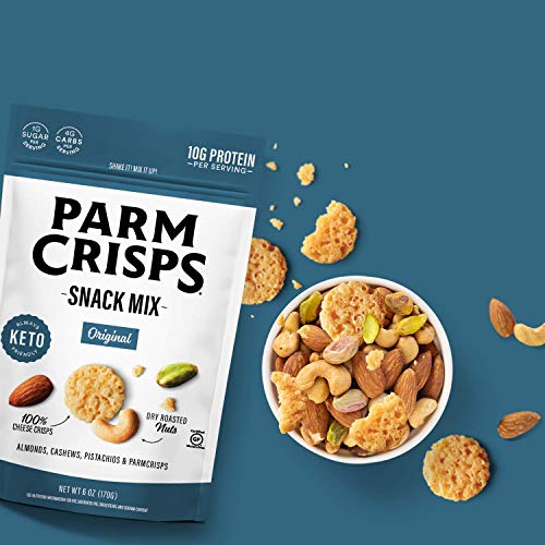 Parmcrisps Snack Mix Original, 6 Ounce Pack Of 3, Keto Snacks,