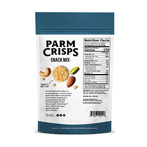 Parmcrisps Snack Mix Original, 6 Ounce Pack Of 3, Keto Snacks,