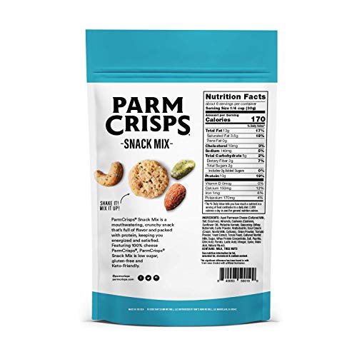 Parmcrisps Snack Mix Ranch, 6Oz Pack Of 3, Keto Cheese And Nut