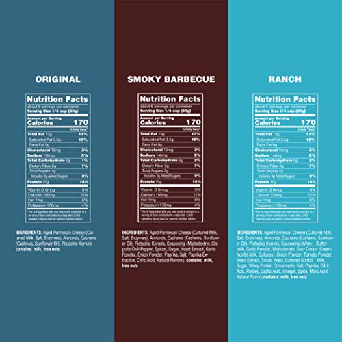 ParmCrisps Snack Mix – Variety Original, Smokey Barbeque, and R...