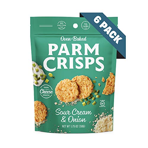 Parmcrisps Sour Cream &Amp; Onion Parmesan Cheese Crisps, 1.75Oz Pa
