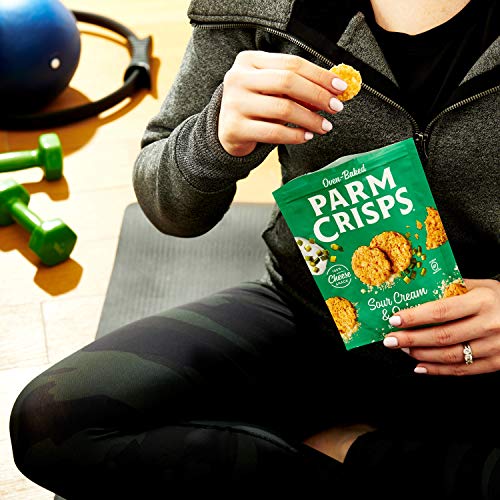 Parmcrisps Sour Cream &Amp; Onion Parmesan Cheese Crisps, 1.75Oz Pa