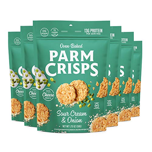 Parmcrisps Sour Cream &Amp; Onion Parmesan Cheese Crisps, 1.75Oz Pa