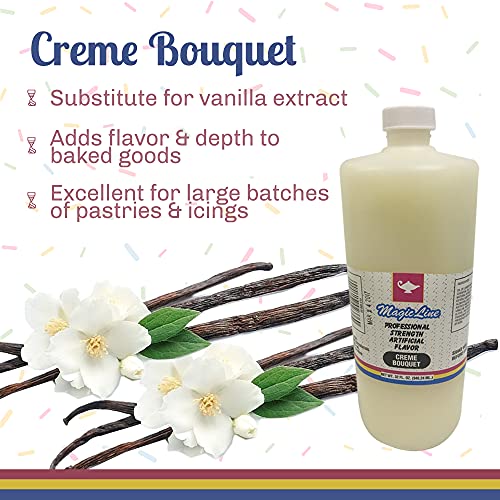 Magic Line Creme Bouquet Flavoring Oil For Baking - Replaces Van