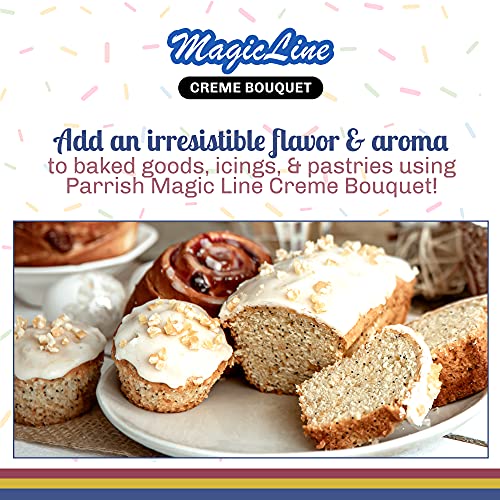 Magic Line Creme Bouquet Flavoring Oil For Baking - Replaces Van