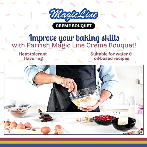 Magic Line Creme Bouquet Flavoring Oil For Baking - Replaces Van