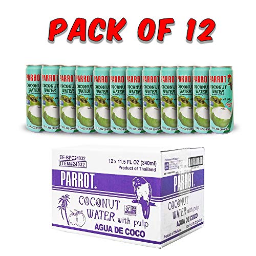 Parrot Brand Coconut Water With Pulp 11.5 Fl. Ozpack Of 12 N