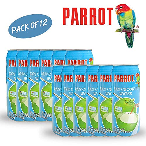 Parrot Brand Coconut Water No Pulp 16.4 Fl. Oz.Pack Of 12