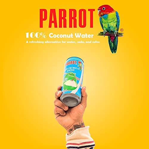 Parrot Brand Coconut Water No Pulp 16.4 Fl. Oz.Pack Of 12