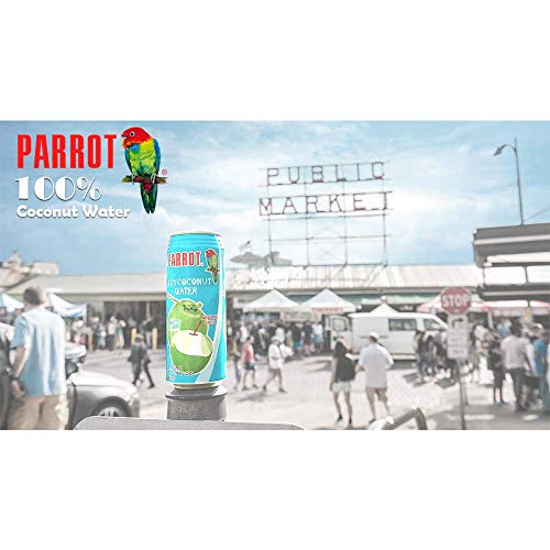 Parrot Brand Coconut Water No Pulp 16.4 Fl. Oz.Pack Of 12